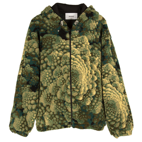 Bonsai Full Zip Hoodie Sweatshirt Cauliflower PF22FL002FW22 Degli Uberti